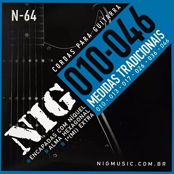 Encordoamento GUITARRA  - Nig